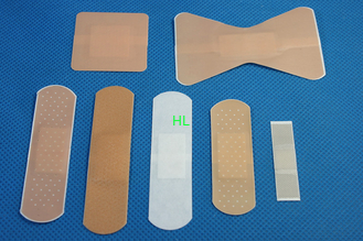 中国 編まれる使い捨て可能な付着力の生殖不能の傷プラスター PE/PU/ポリ塩化ビニール/非 サプライヤー