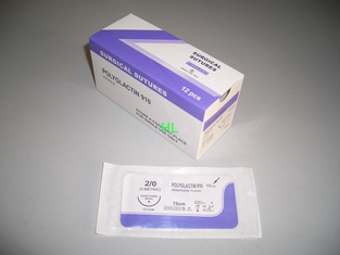 中国 外科供給の吸収性の Polyglactin 無毒な医学の 910 PGLA の縫合線 サプライヤー