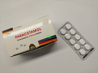 中国 アセトアミノフェンは 500MG 解熱剤-鎮痛性の薬 10*10's/箱--を錠剤にします サプライヤー