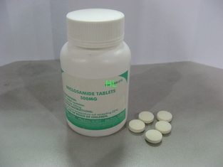 中国 Niclosamide は 500MG 駆虫の薬 100's/びんを錠剤にします サプライヤー
