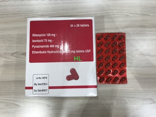中国 Rifampicin および Isoniazid のタブレット 150MG + 75MG 反 tuberculous 薬 サプライヤー