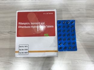 中国 Rifampicin + Isoniazid + Ethambutol のタブレット 150MG + 75MG + 275MG 反 tuberculous サプライヤー