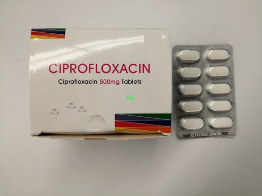 中国 Ciprofloxacin は 250MG 500MG 750MG 抗生の Cipro のタブレットの薬を錠剤にします 代理店