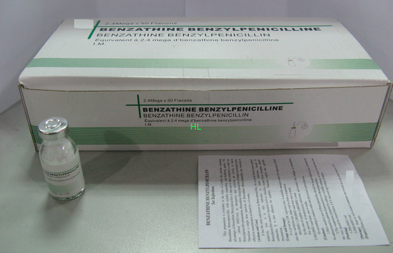 中国 注入 2.4M の抗生の薬 50VIALS/箱のための Benzathine Benzylpenicilline 代理店