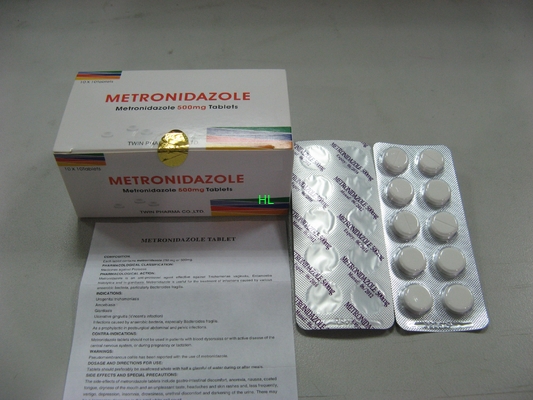 中国 Metronidazole は 250MG 500M 抗生 BP を/USP の薬錠剤にします 代理店